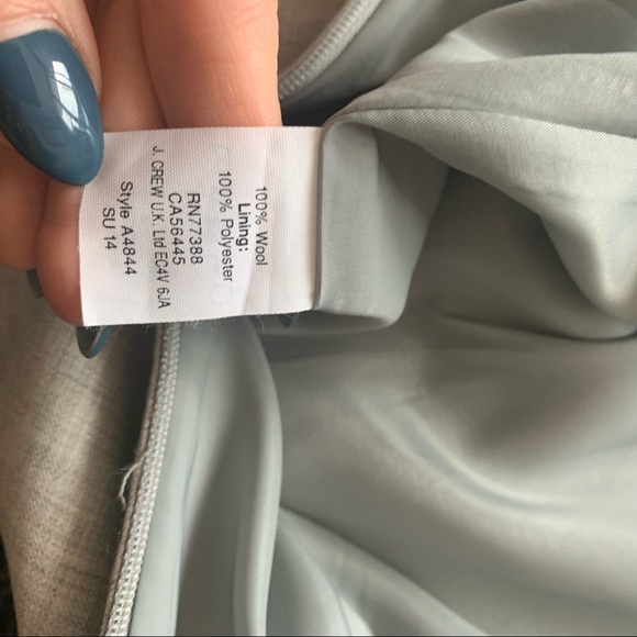 JCrew Flared Suit Skirt - size 00 (runs large) - Picture 8 of 12